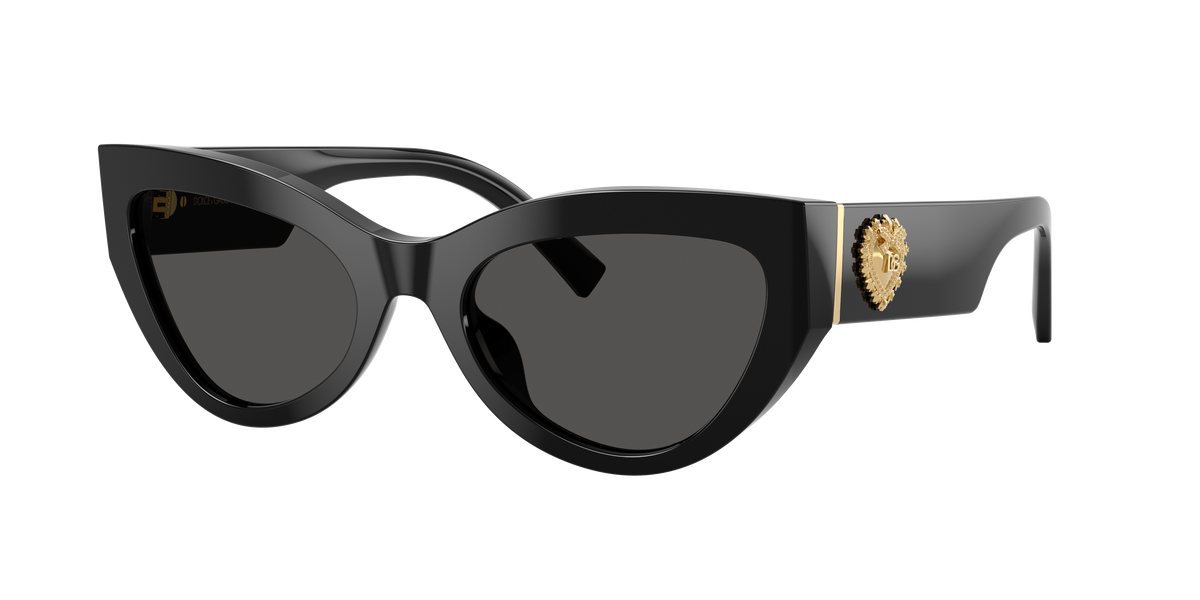 Gafas de sol Dolce & Gabbana DG4536 501/87, vista de tres cuartos