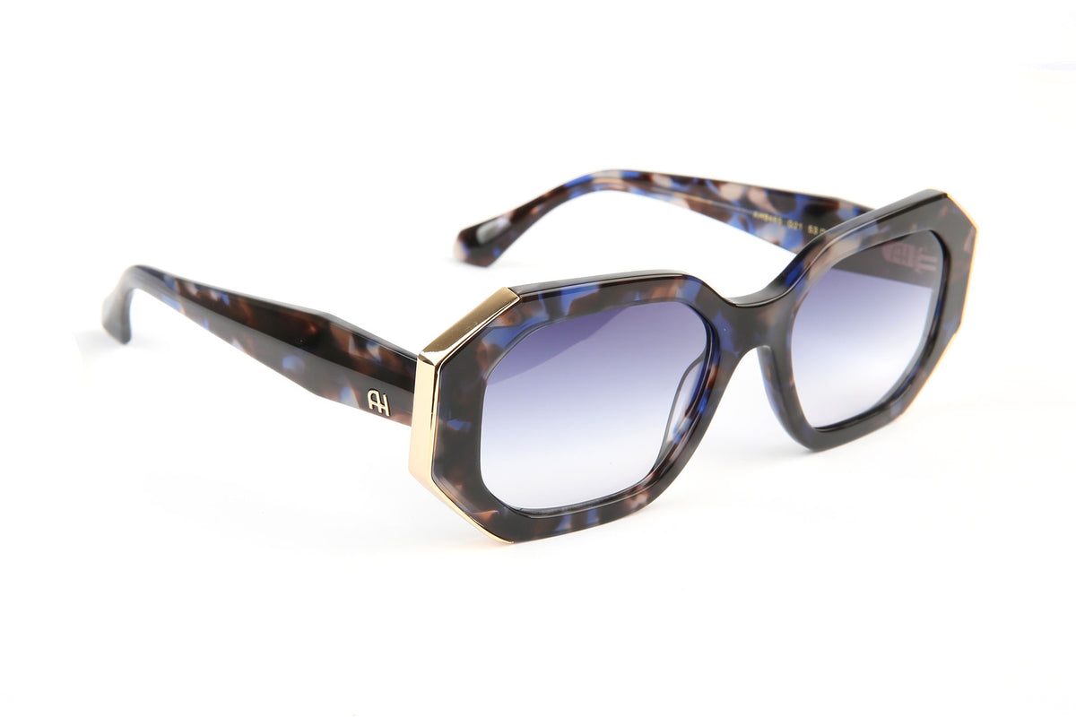 Gafas de sol Ana Hickmann AH9465 G21 carey azul, lentes azuladas
