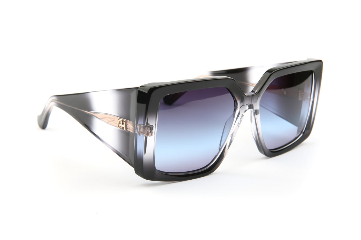 Gafas de sol Ana Hickmann AH9503 C01 negro y azul cristal