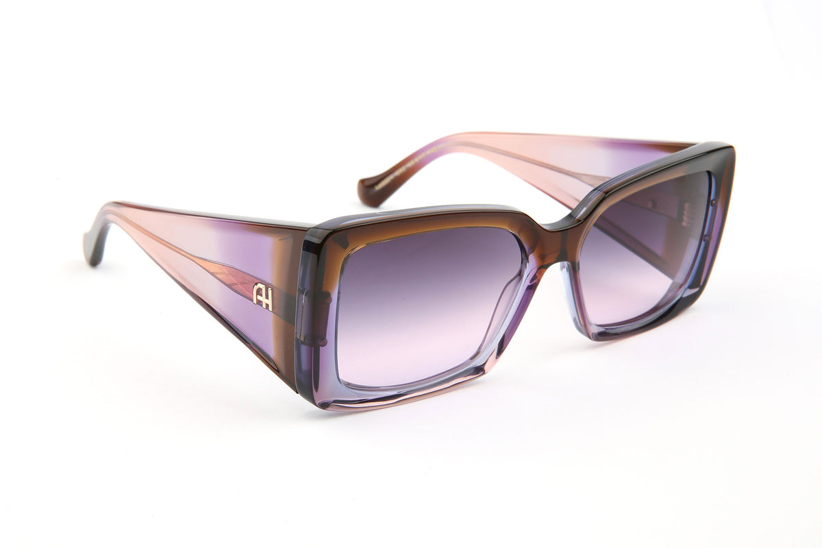 Gafas de sol Ana Hickmann AH9504 C02 rosa y lila degradado
