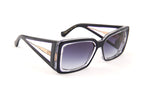 Gafas de sol Ana Hickmann AH9504 H01 negro y lila transparente