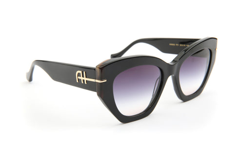 Gafas de sol Ana Hickmann AH9522 P01 cat-eye negras