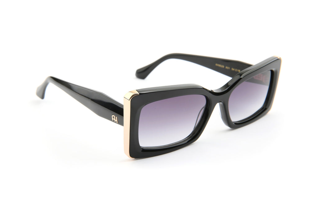 Gafas de sol Ana Hickmann AH9529 A01 negro, lentes grises