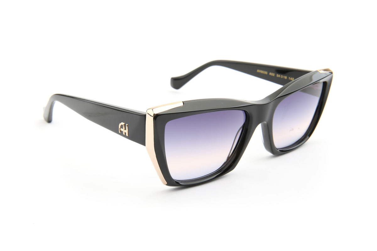 Gafas de sol Ana Hickmann AH9530 A02 cat-eye negras