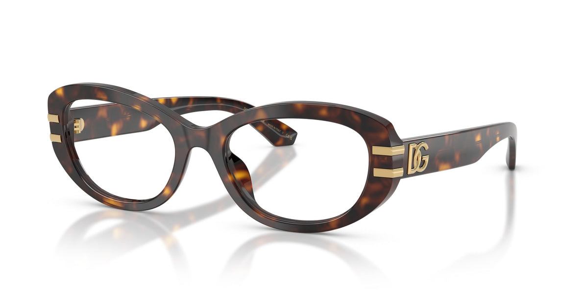 Montura de vista Dolce & Gabbana DG3455 502 ovalada havana, foto 2