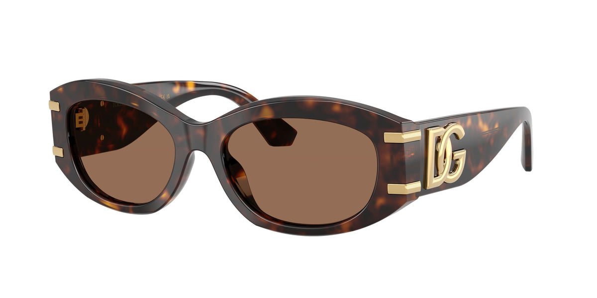 Gafas de sol Dolce & Gabbana DG4502 502/73 ovalada havana, foto 2