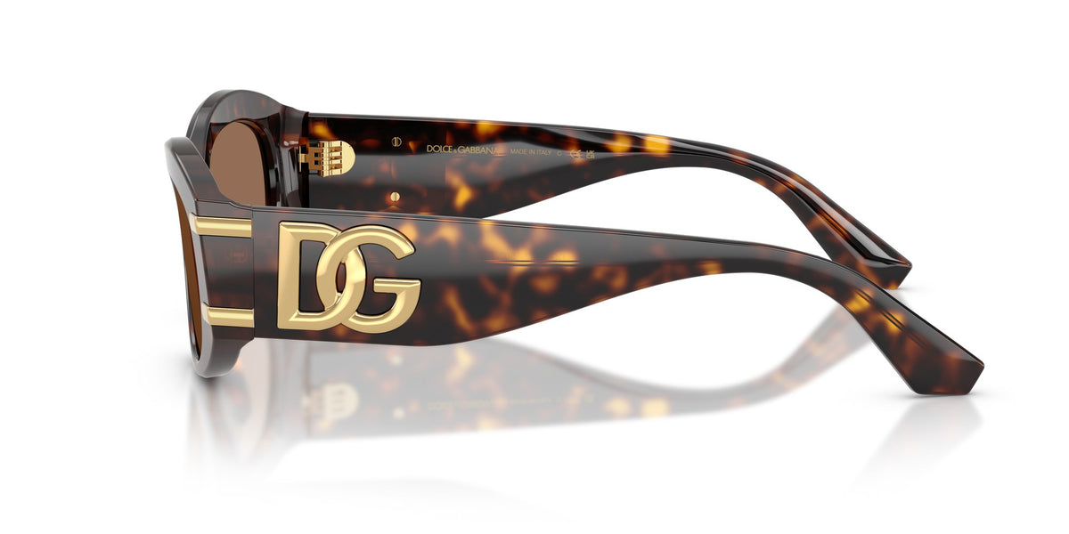 Gafas de sol Dolce & Gabbana DG4502 502/73 ovalada havana, foto 3
