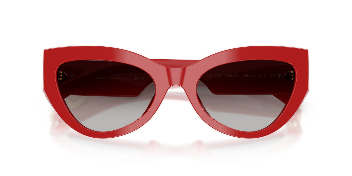 Gafas de sol Dolce & Gabbana DG4536 3088/8G cat-eye roja, foto 5