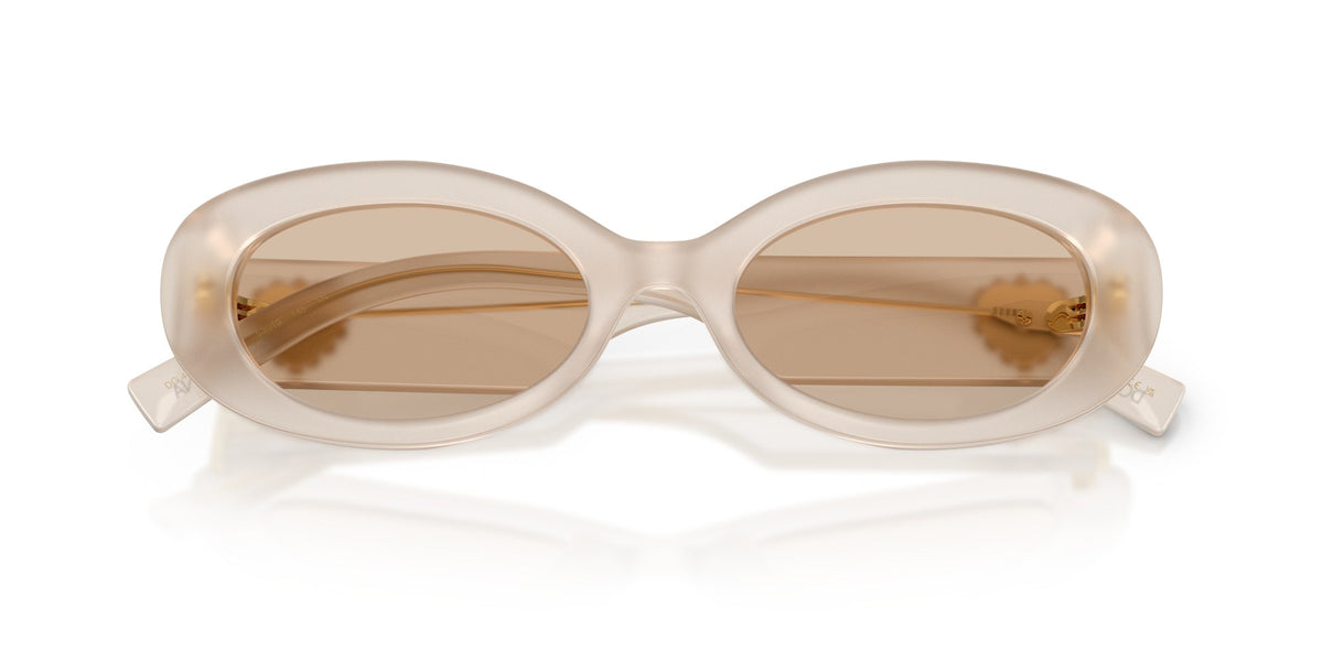 Gafas de sol Dolce & Gabbana DG4537 3420/93 ovalada beige, foto 5