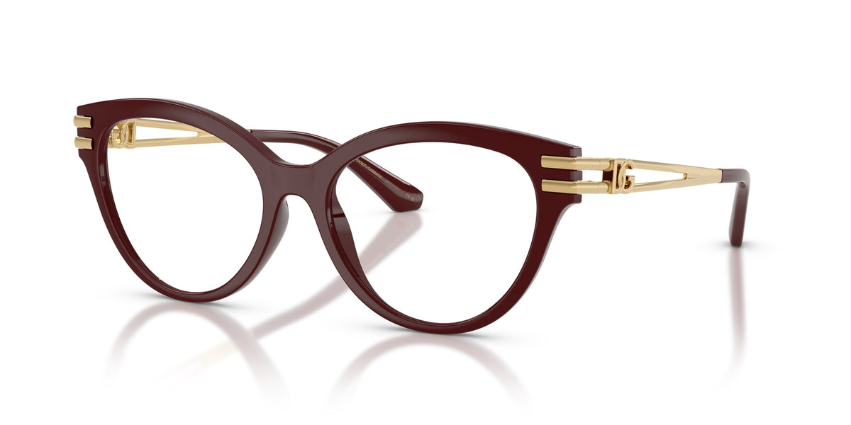 Montura de vista Dolce & Gabbana DG5116 3091 cat-eye burdeos, foto 2