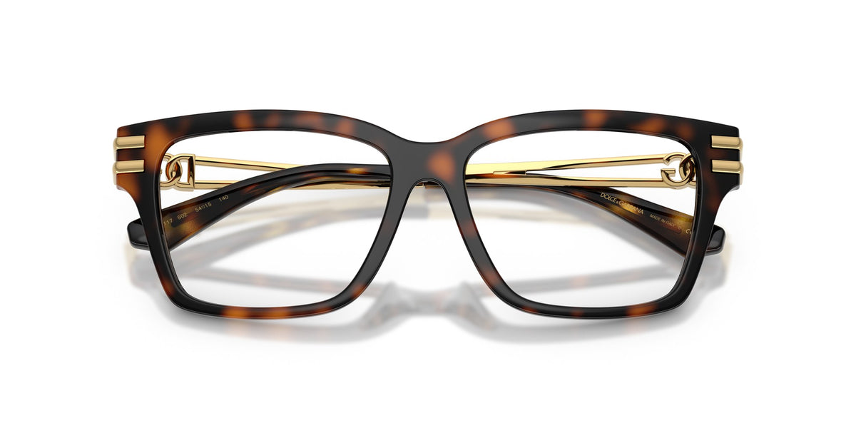 Montura de vista Dolce & Gabbana DG5117 502 rectangular havana, foto 5