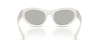 Gafas de sol Dolce & Gabbana DG6207 3039/8V ovalada blanca perlada, foto 4
