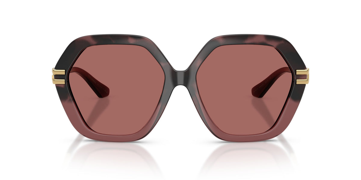 Gafas de sol Dolce & Gabbana DG6210 3493/69 hexagonal havana y burdeos