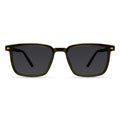 Gafas ECO Forrest OLV rectangulares verde oliva, vista frontal
