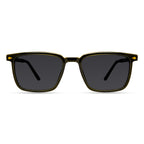 Gafas ECO Forrest OLV rectangulares verde oliva, vista frontal