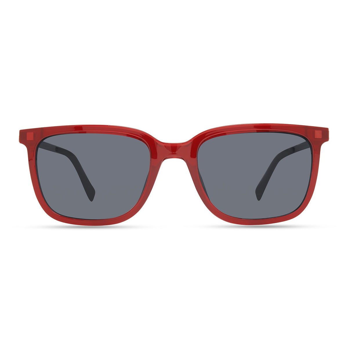 Gafas ECO Fir FBURG cuadrada burdeos con lentes de sol