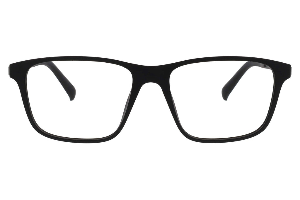 Gafas graduadas RH+ RHA51 C01 negro mate, vista frontal