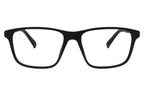 Gafas graduadas RH+ RHA51 C01 negro mate, vista frontal