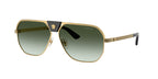 Gafas de sol Versace VE2294 1002/8E aviador dorado verde, foto 2