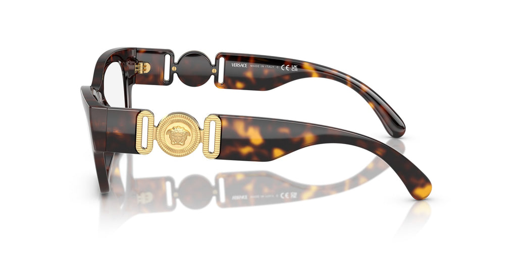 Montura de vista Versace VE3367U 108 cat-eye havana, foto 3