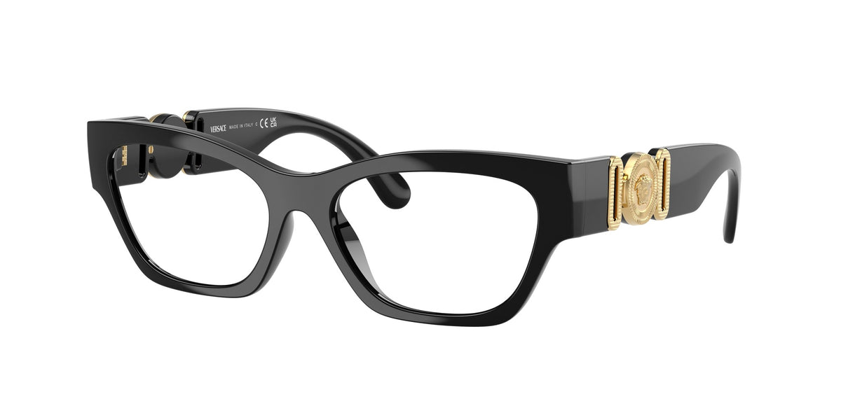 Montura de vista Versace VE3367U GB1 cat-eye negra, foto 2