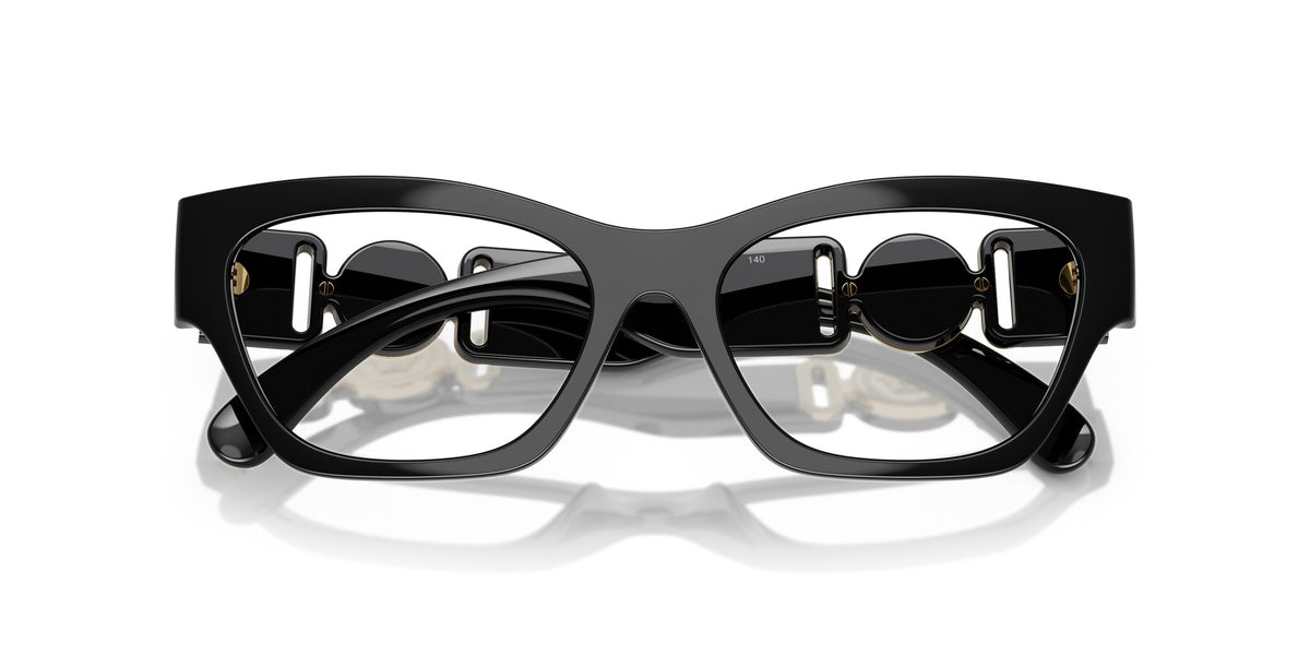 Montura de vista Versace VE3367U GB1 cat-eye negra, foto 5