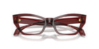 Montura de vista Versace VE3373U 5512 cat-eye burdeos transparente, foto 5