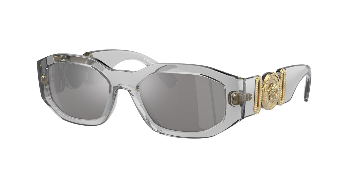 Gafas de sol Versace VE4361 311/6G gris transparente espejo, foto 2