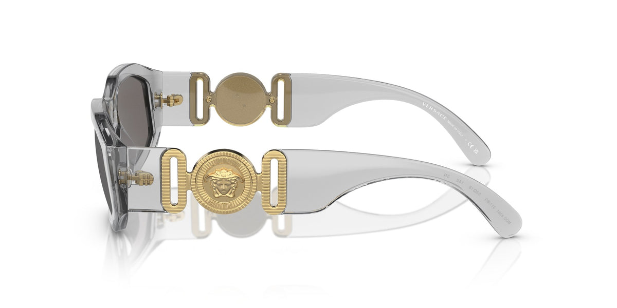 Gafas de sol Versace VE4361 311/6G gris transparente espejo, foto 3