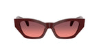 Gafas de sol Versace VE4488U 5515/20 cat-eye burdeos