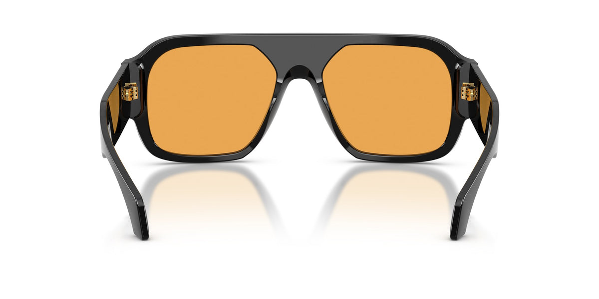 Gafas de sol Versace VE4508U GB1/7 piloto negra lentes naranja, foto 4