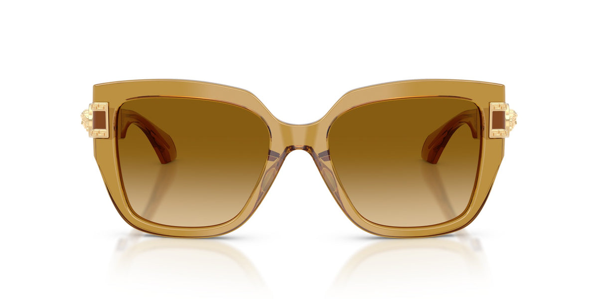 Gafas de sol Versace VE4517U 5347/2L cuadrada miel transparente, foto 2